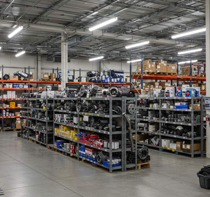 Un large stock pour toutes vos réparations.